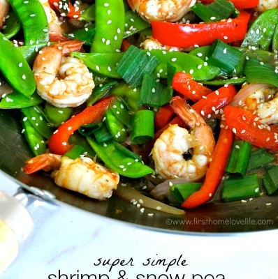 Simple Shrimp and Snow Pea Stir Fry