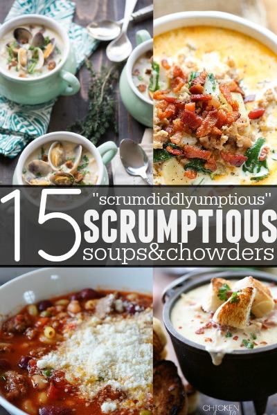 15 scrumptious soups and chowders