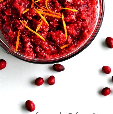 Fresh and Fruity Cranberry Relish