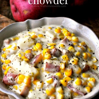 Smokey Ham, Potato, and Corn Chowder