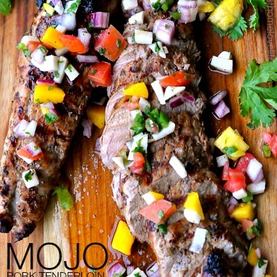Mojo Pork Tenderloin with Mango Salsa