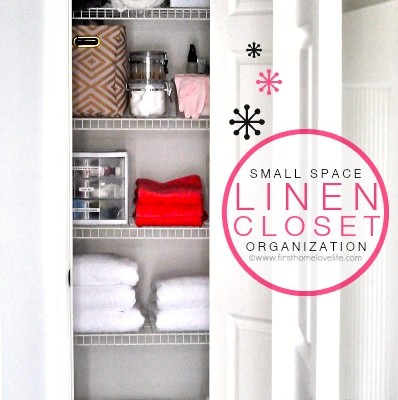 Small Space: Linen Closet Organization