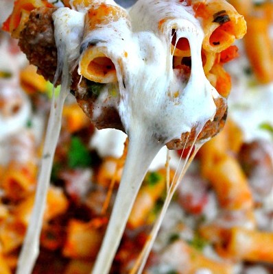 Rigatoni Sausage Bake