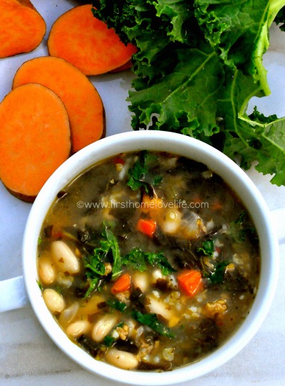 healthy soup recipe via firsthomelovelife.com