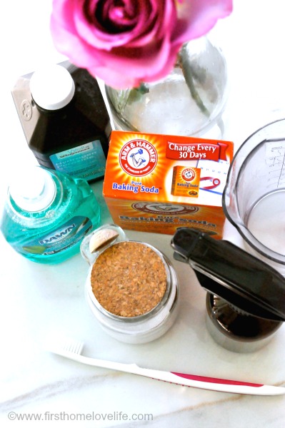 laundry stain remover ingredients via firsthomelovelife.com