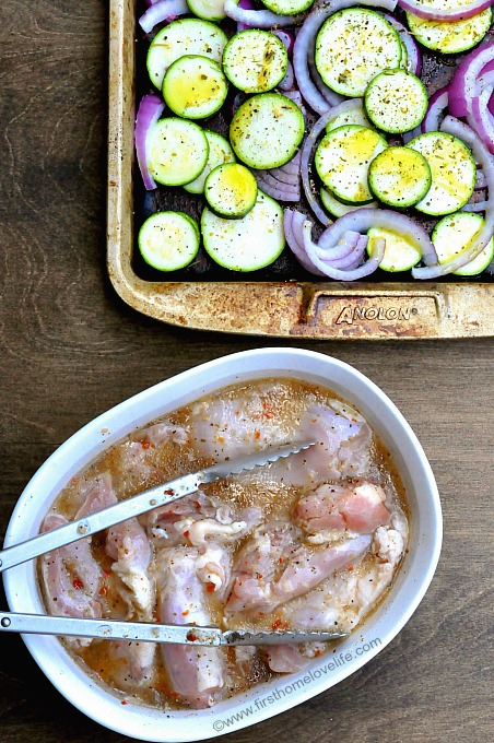 marinated chicken thighs via firsthomelovelife.com