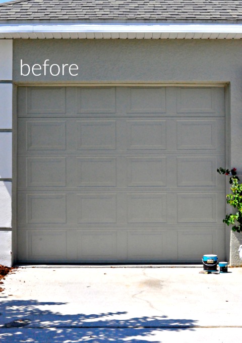 Wood Painted Garage Doors First Home Love Life - Paint Colours For Wooden Garage Doors