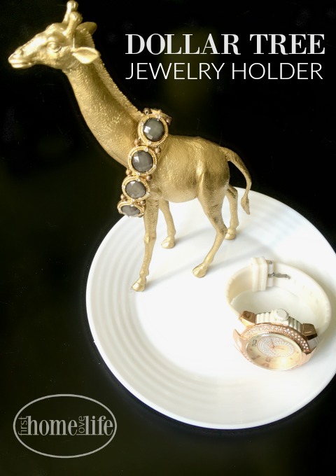 DIY DOLLAR TREE JEWELRY HOLDER VIA WWW.FIRSTHOMELOVELIFE.COM