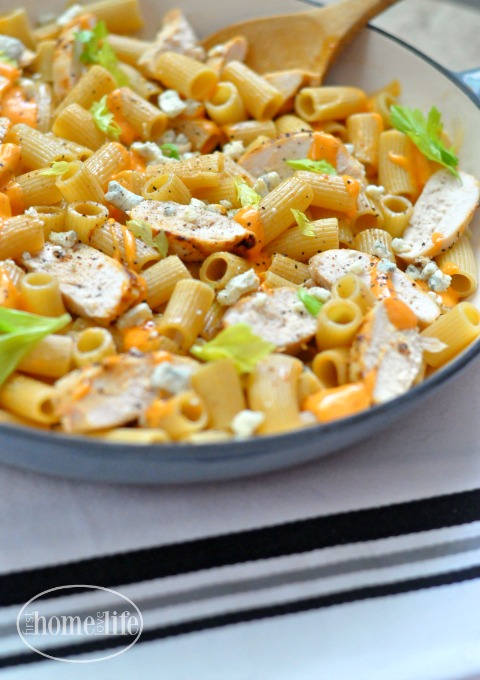 easy buffalo chicken pasta recipe