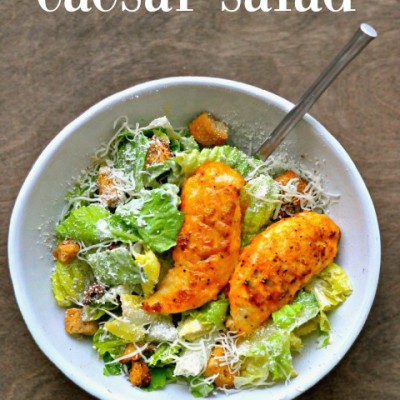 Spicy Chicken Caesar Salad