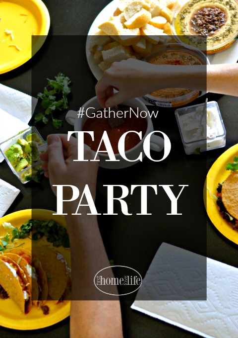 Host a Simple Taco Tuesday Party via www.firsthomelovelife.com