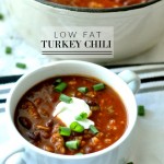 This low fat turkey chili recipe is a great staple to add to your dinner rotation! via firsthomelovelife.com