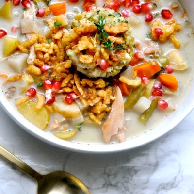 Thanksgiving Soup | Turkey Chowder
