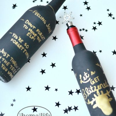 Painted Wine Bottles