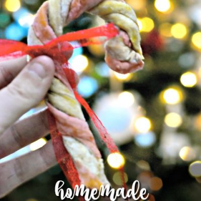 Homemade Candy Cane Dog Treats