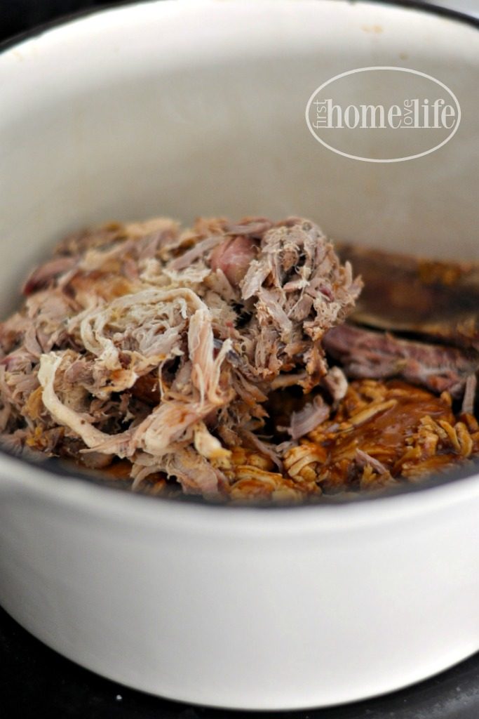 Brunswick Stew | BBQ in a bowl is the perfect way to use up leftover bbq ribs, pork and chicken! Get this incredibly easy stew recipe via firsthomelovelife.com