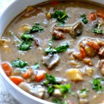 The perfect chilly winters night one pot dinner idea | Pot roast stew is a great family recipe via firsthomelovelife.com