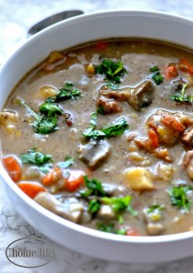 The perfect chilly winters night one pot dinner idea | Pot roast stew is a great family recipe via firsthomelovelife.com