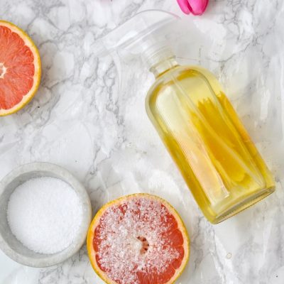 Homemade Grapefruit All Purpose Cleaner