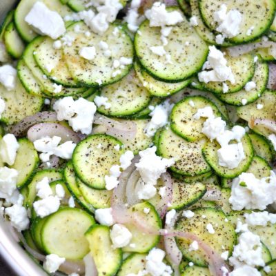 Sautéed Zucchini with Feta