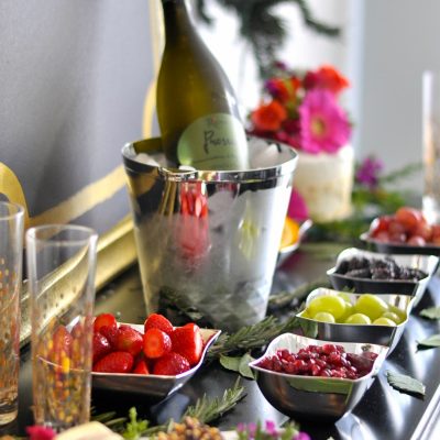 Holiday Entertaining Idea | Bubbly Bar