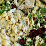 white cheddar cranberry macaroni and cheese is a fantastic side for the holidays!