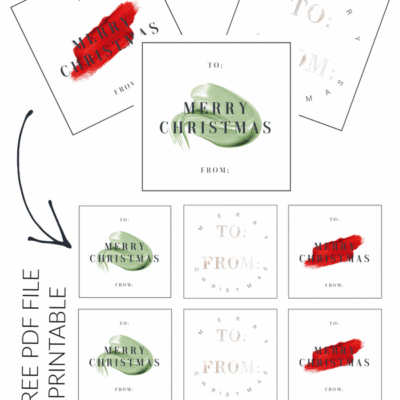 Free Christmas Gift Tags Printable