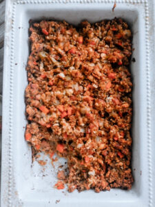 Chicken sausage and Apple stuffing Thanksgiving/Christmas side dish