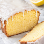 Better than Starbucks lemon loaf cake with drippy lemon glaze