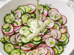 cucumber salad with green goddess dressing Green Goddess Salad
