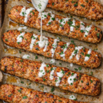Ground Chicken Shawarma Kabobs with Garlic Yogurt Sauce