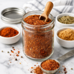 Homemade Chili Seasoning Mix in Glass Jar