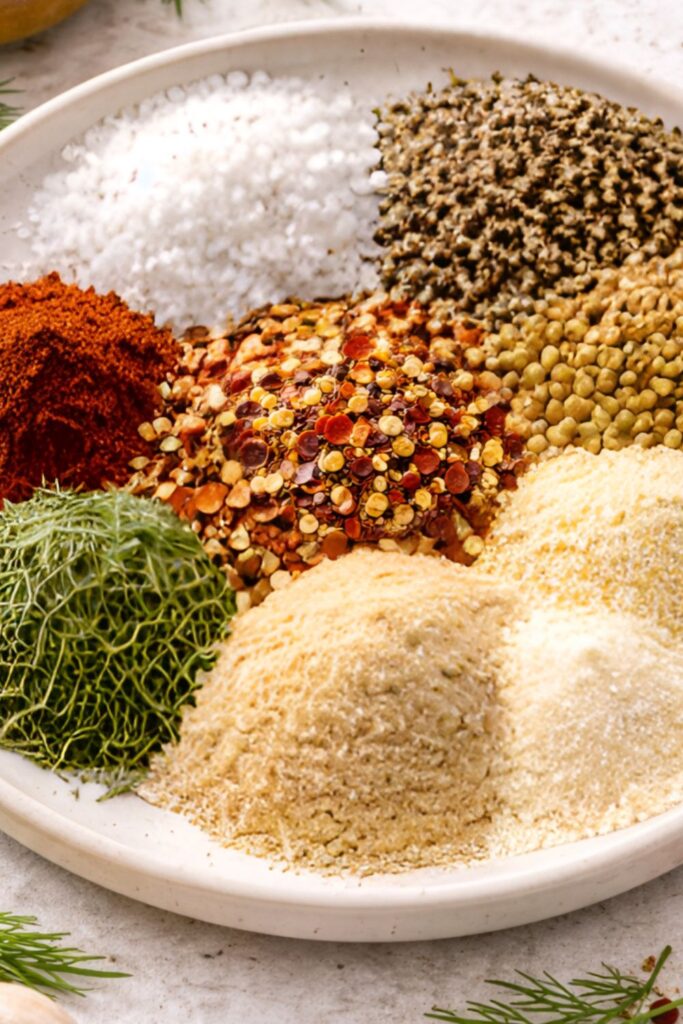 Montreal Steak Seasoning Spices on Plate