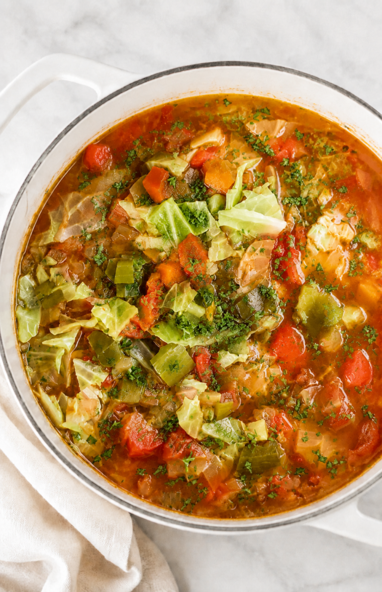 The Best Simple Vintage “Weight Loss” Cabbage Soup Recipe